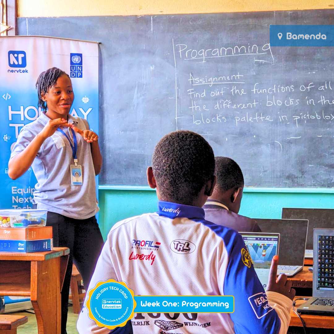 Bamenda, you did it!

Our Holiday Tech Camp 2025 wrapped up and what an experience it’s been! 

From coding and robotics to design and teamwork, every moment was filled with creativity, curiosity, and innovation.

Thread 1/3