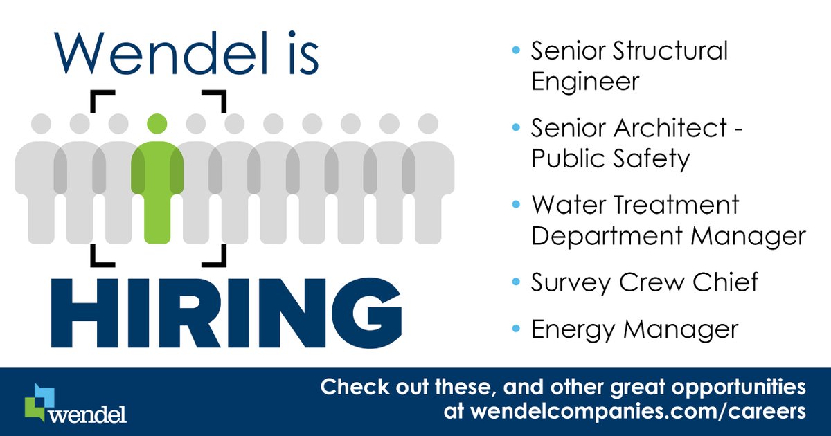 Wendel is growing! Check out these open positions on our website: wendelcompanies.com/about/working-…