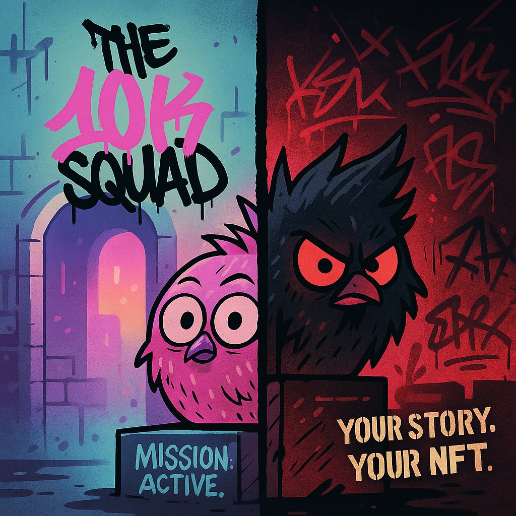 Black_Crypto_X3's tweet photo. You’re not just holding a PFP.
You’re holding a story engine
@the10ksquad isn’t about hype it’s about lore you live through
Each mission changes you.
Each decision shapes your NFT.
#10kSquad #NFT #LoreVers