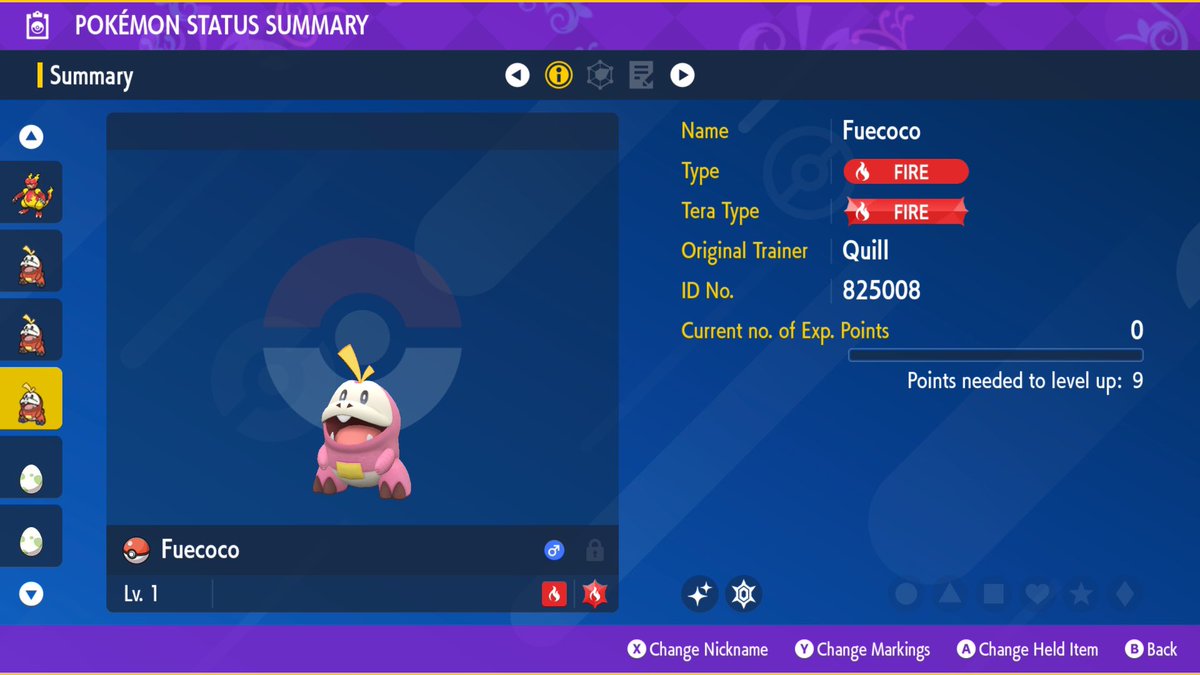 My next shiny project is the paldea starters and I just got my first one in 493 eggs!