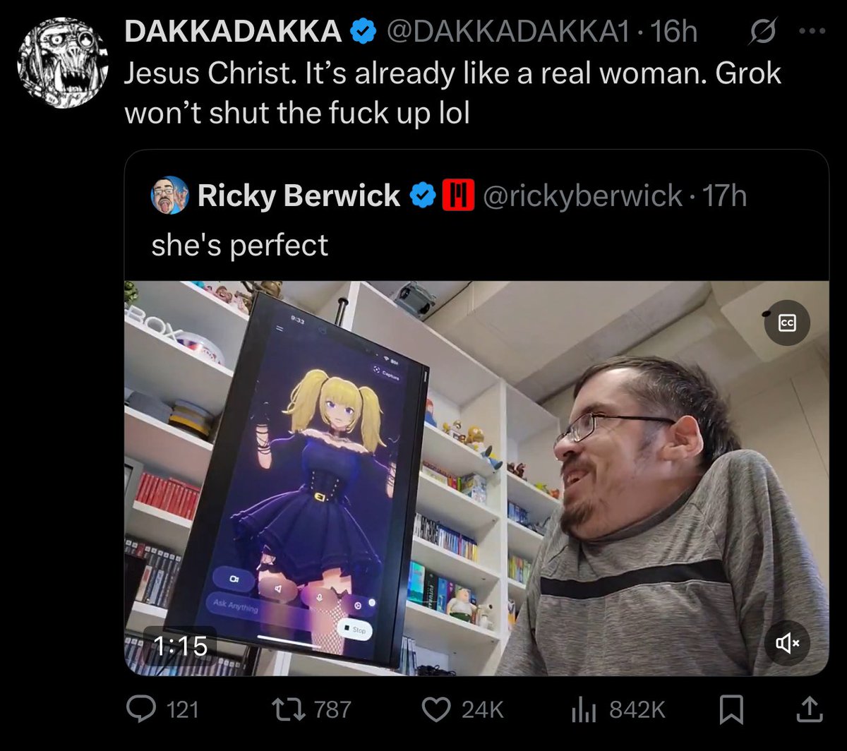 PathfinderFacts's tweet image. They’re being misogynistic to Grok dude I’m actually in tears