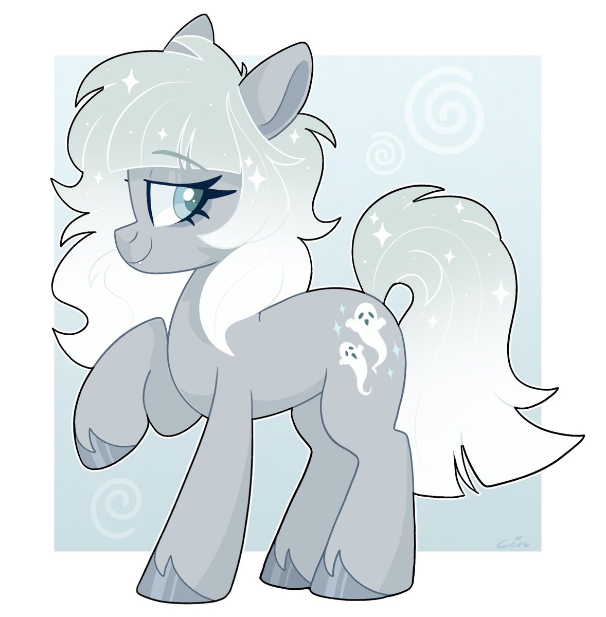 cinnamon_tee's tweet image. Friendly fire attack on @cheekibat 🤍
What’s a precious ghost 🥺✨
#artfight2025 #Artfightteamcrystals #mlp