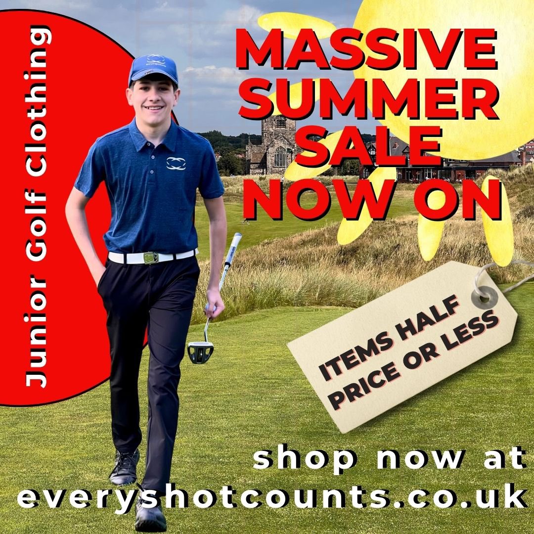 All prices slashed. Huge savings to be had in this stock clearance #sale #junior #golf #clothing don’t miss out. everyshotcounts.co.uk