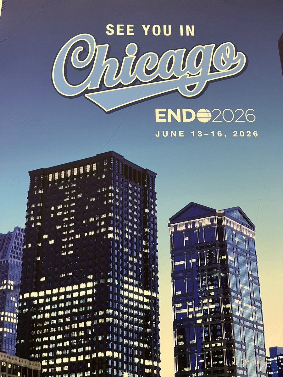 EndoMedia's tweet image. Thanks for a wonderful #ENDO2025! We will see you in Chicago for #ENDO2026. @TheEndoSociety
