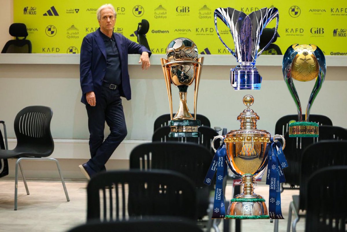 صورة هاربة من نهاية الموسم..

النصر بطل الرباعية بقيادة جيسوس 💛

الدوري 🤌🏻
آسيا 2 🤌🏻
السوبر 🤌🏻
كأس الملك 🤌🏻