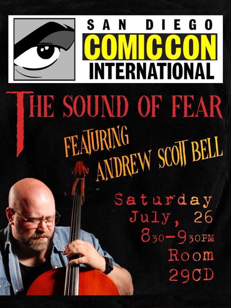 Different Direction Mgmt (@mgmt_dd) on Twitter photo <a href="/Comic_Con/">Comic-Con International</a> just got a bit more exciting! Listen to & meet our award-winning client, <a href="/andrewscottbell/">Andrew Scott Bell</a>, as he'll be one of the special guests on the "The Sound Of Fear" panel on July 26th! And don't forget to bring your A.S.B. vinyl with you, he'd love to sign them! #comiccon <a href="/Comic_Con/">Comic-Con International</a> just got a bit more exciting! Listen to & meet our award-winning client, <a href="/andrewscottbell/">Andrew Scott Bell</a>, as he'll be one of the special guests on the "The Sound Of Fear" panel on July 26th! And don't forget to bring your A.S.B. vinyl with you, he'd love to sign them! #comiccon