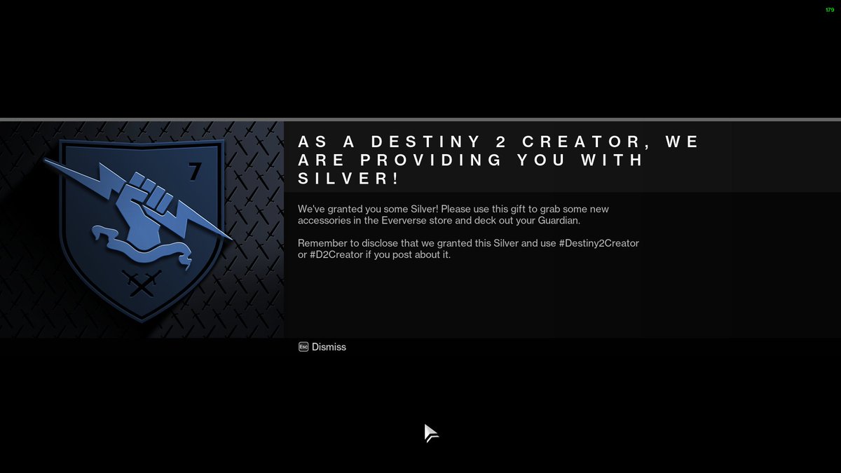 lolgisticalOfc's tweet image. Thanks @Destiny2Team for the Silver!