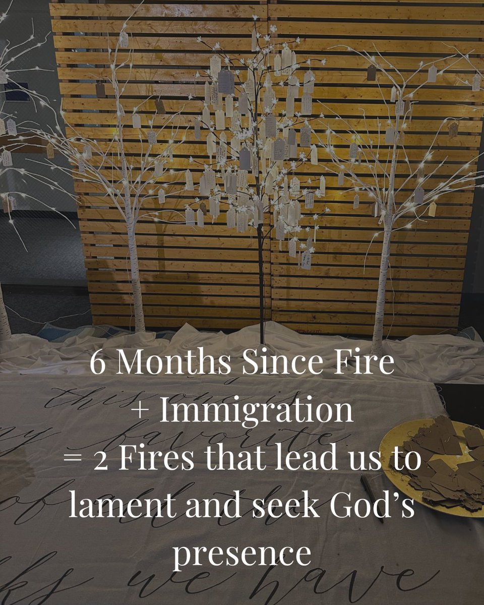 For the community of Pasadena, the Eaton Fire was 6 months ago and now the immigration crisis feels like a second fire.

I’m grateful that La Fuente Ministries and Clergy Community Coalition partnered to give us a chance to grieve and lament this weekend.