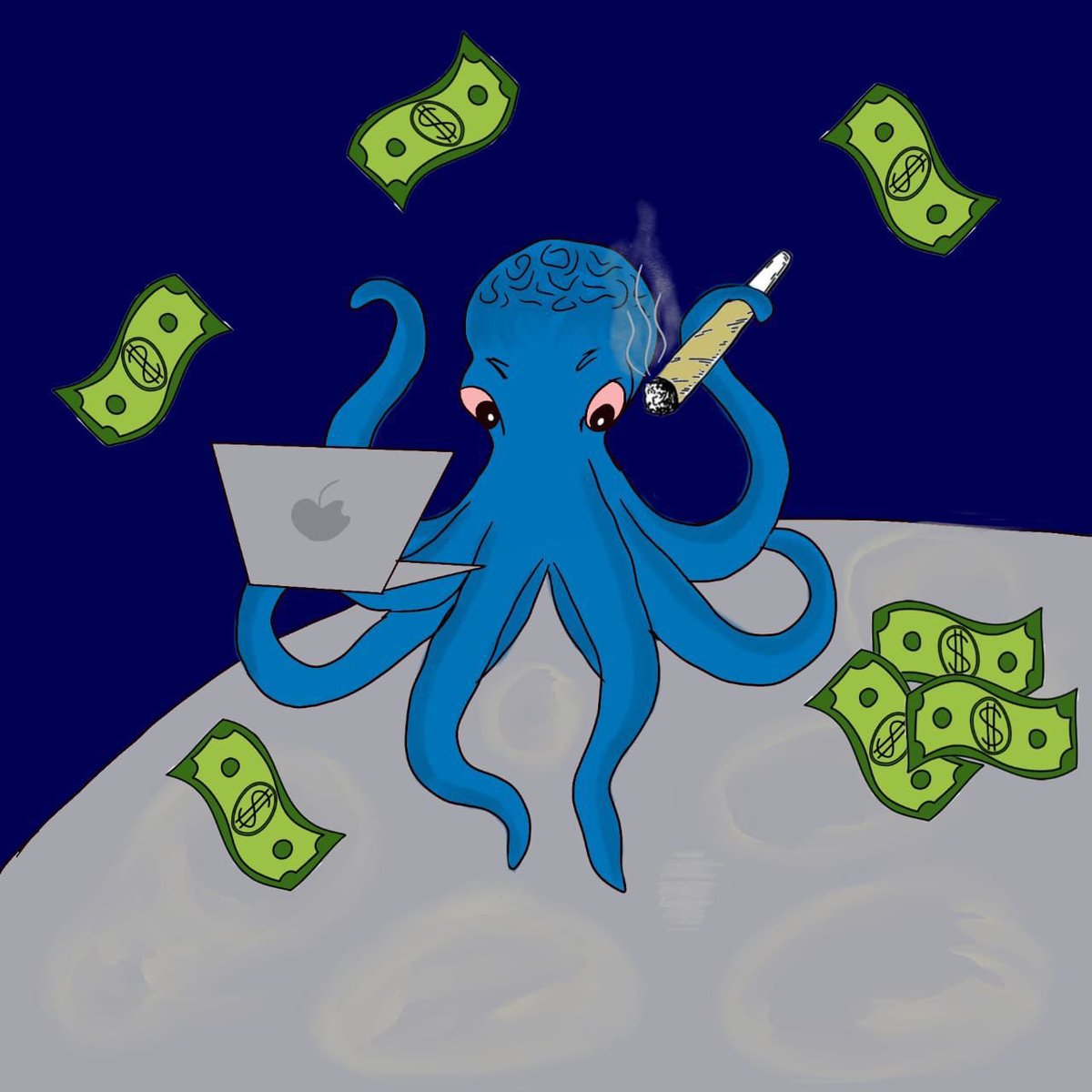 0xtuberculosis's tweet image. introducing $quiddy
quiddy has 8 hands, to multitask
codes while smoking a j
forget to the moon, quiddy is high on the moon
say gm before he cooks up another protocol mid-air