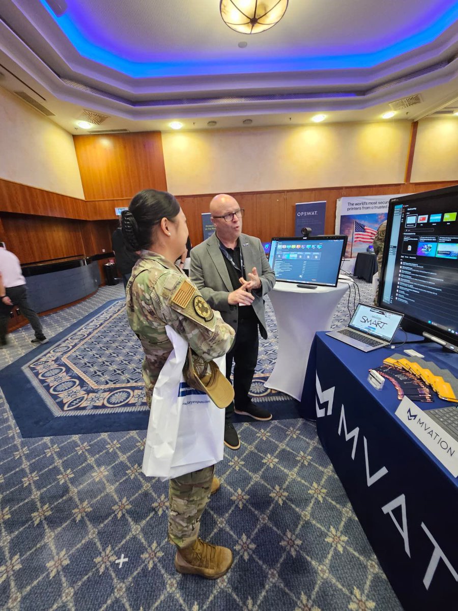 ThatsaSMARTIdea's tweet image. Roadshow complete! ✅
Two bases, countless convos, and one clear winner: SMART Ink stole the show ✍️💥
From Spangdahlem to Ramstein, defence teams loved what SMART M-Pro &amp;amp; SMART Board Mini could do — securely.

Danke, Germany 🇩🇪
#SMARTInk #SMARTMPro #SMARTBoardMini #DefenceTech