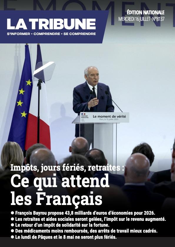 Cesarmand's tweet image. La Une de @LaTribune