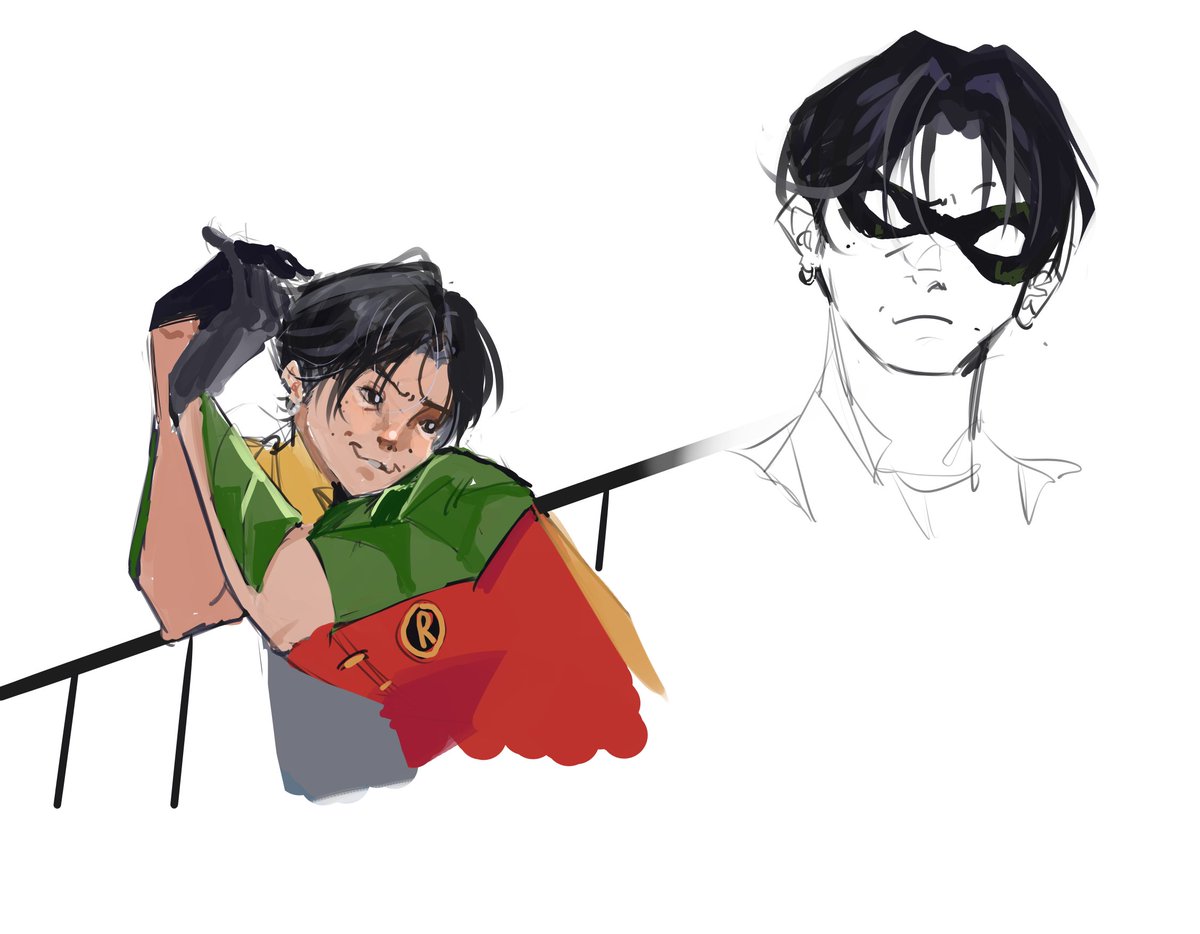 MishaMishaVy's tweet image. Having fun sketching 

#timdrake #dccomics
