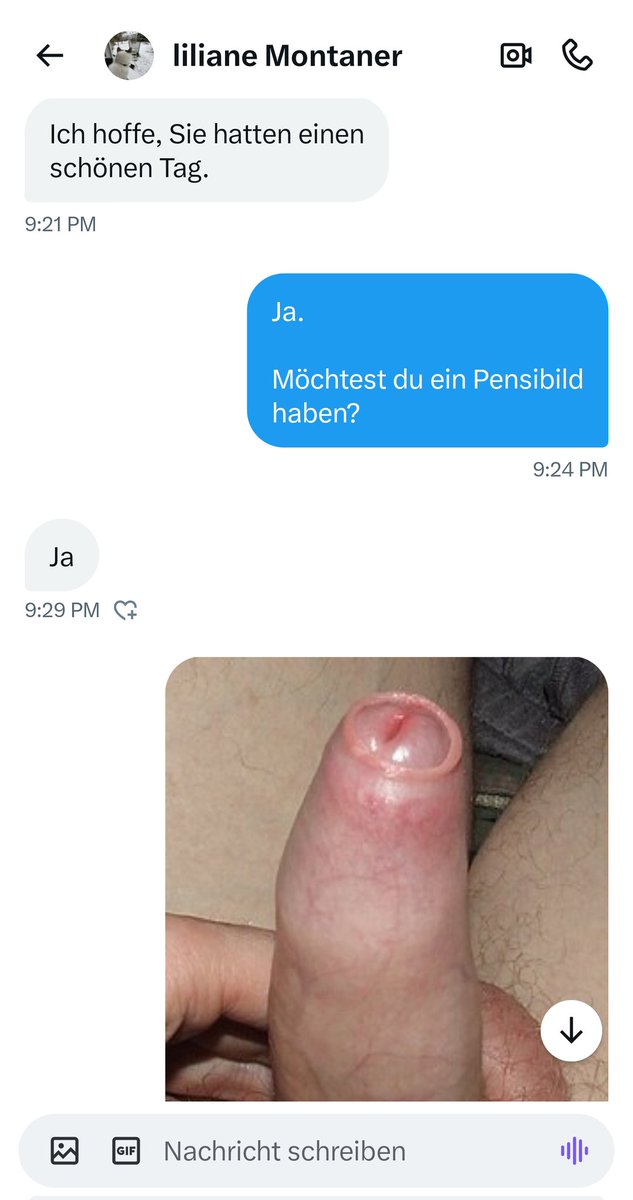 Nimmt das, du drecksbot! 

(Falls dein pimmel so aussieht, geh besser zum Arzt)