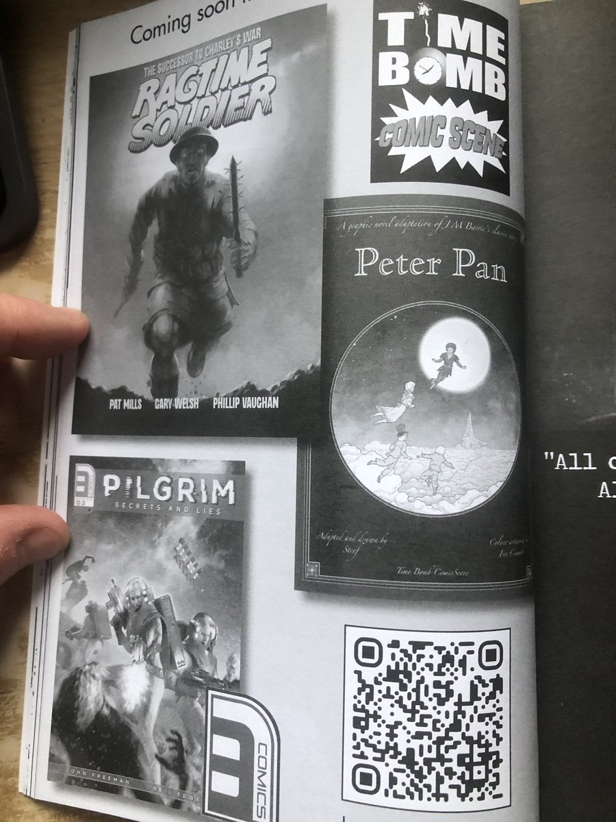 ComicScenePlus's tweet image. Pulp is out from Shift now in stores for £7.99. A wee ad in there for the forthcoming Ragtime Soldier and J M Barrie's Peter Pan: the graphic novel. Pre order them both at the Shift ComicScene store and you will find Pulp and other indie titles there too!