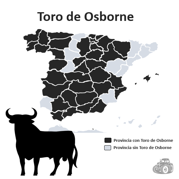 AgriculturaEsp's tweet photo. 🚗🐂 Este verano… ¡a la caza del toro de Osborne!
Si vas a coger el coche estas vacaciones, estate atento en la carretera: aún quedan 92 toros de Osborne repartidos por España 🇪🇸 #ToroDeOsborne https://t.co/8ho5XKXLYU