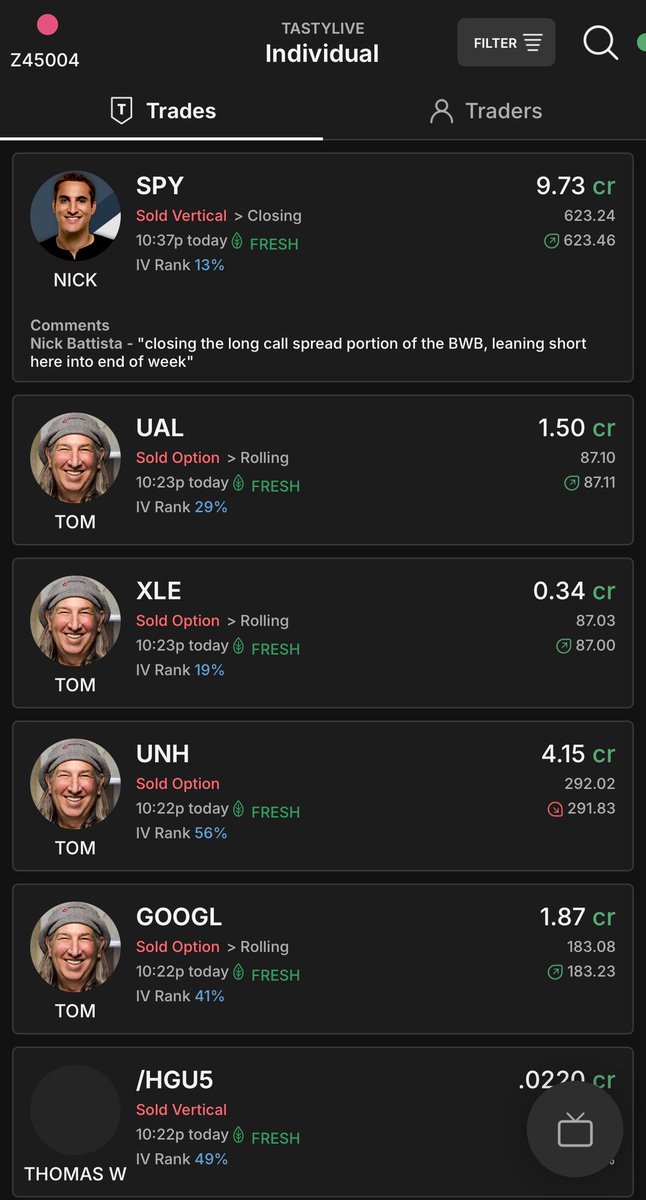 د. شقردي 🍂 (@dr_shigardi) on Twitter photo #SPX
#US500
تطبيق <a href="/tastytrade/">tastytrade</a>
يتيح لك مشاهدة صفقات مركب مباشرة لكبار المحللين ….
كل اللي عليك :
تشوف الشركة وتدرس الشارت قبل الدخول … إن صلح لك نفذ …
توصيات مجانية #SPX
#US500
تطبيق <a href="/tastytrade/">tastytrade</a>
يتيح لك مشاهدة صفقات مركب مباشرة لكبار المحللين ….
كل اللي عليك :
تشوف الشركة وتدرس الشارت قبل الدخول … إن صلح لك نفذ …
توصيات مجانية