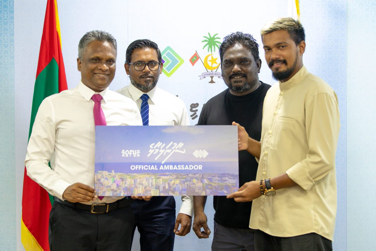 adamazim's tweet image. I’m proud to announce 2ofUs as the official ambassadors of our #SaafuNalaMale Campaign.

Their passion, creativity, and influence will inspire a cleaner, safer, and more responsible Malé. Welcome aboard! 

#SaafuNalaMale #2ofUs #MaleCityCouncil #CleanCityMovement @MaleCitymv