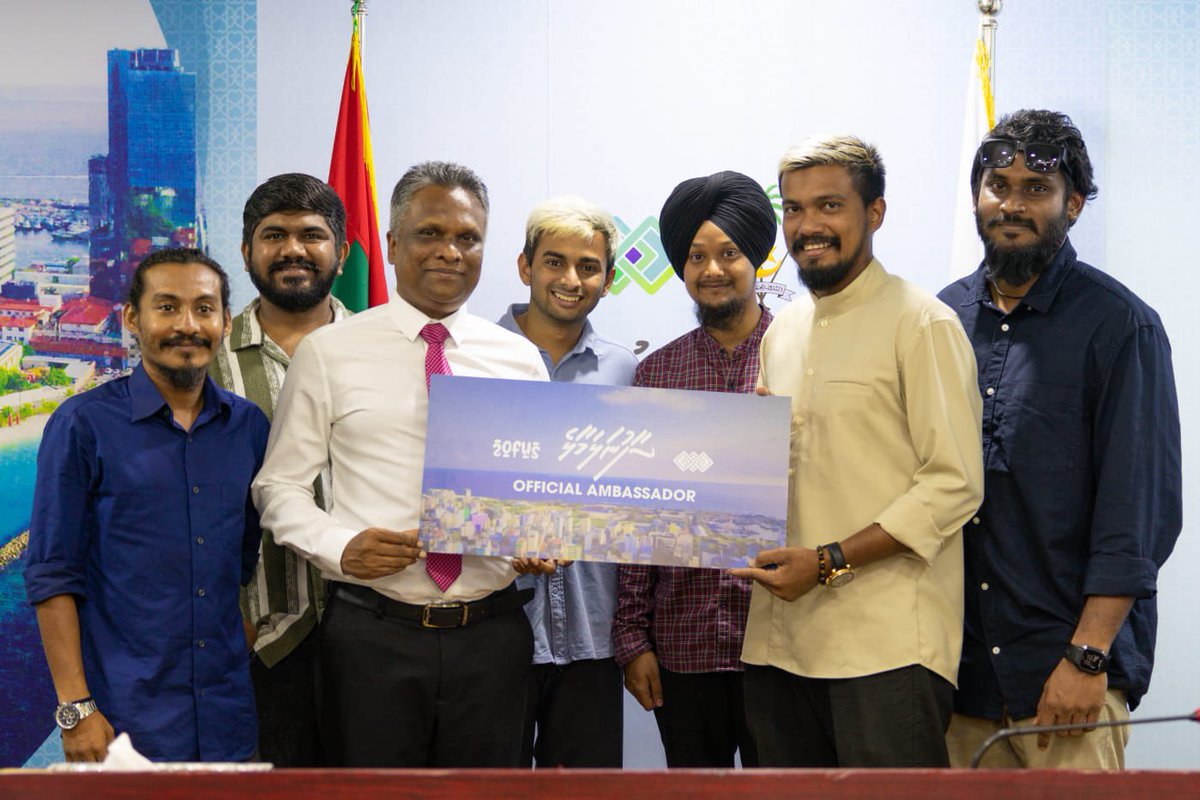 adamazim's tweet image. I’m proud to announce 2ofUs as the official ambassadors of our #SaafuNalaMale Campaign.

Their passion, creativity, and influence will inspire a cleaner, safer, and more responsible Malé. Welcome aboard! 

#SaafuNalaMale #2ofUs #MaleCityCouncil #CleanCityMovement @MaleCitymv