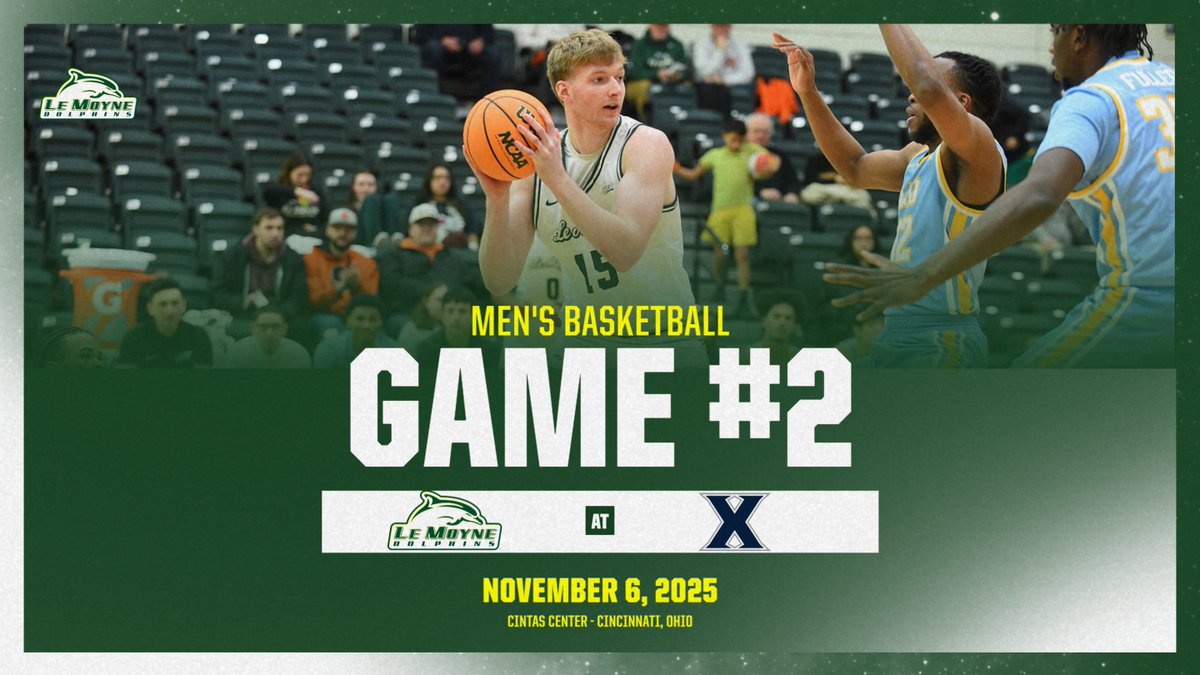 Our first road game of the 2025-26 season will be at fellow Jesuit institution Xavier on November 6!

lemoynedolphins.com/news/2025/7/15…