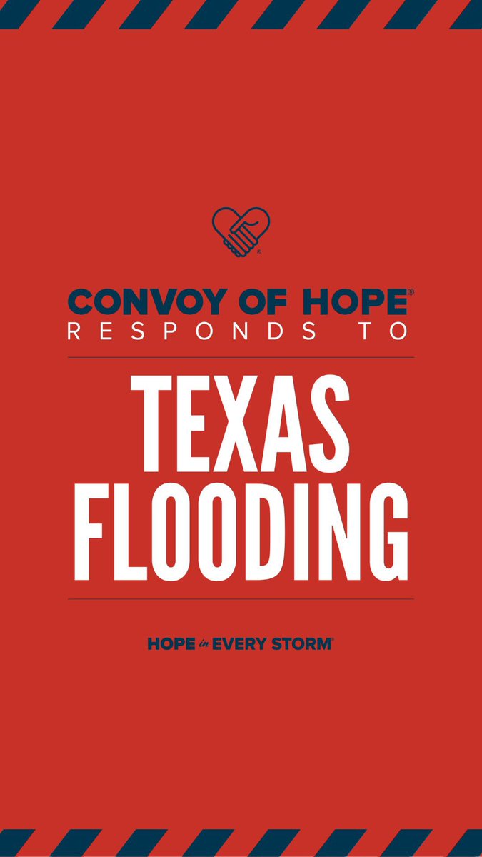 ConvoyofHope's tweet image. The grief from the floods in central Texas is palpable. ❤️🩹
Neighbors and families in the tight-knit communities in Kerr County, Hunt, and San Saba are grieving huge loss. It’s easy to lose hope.
Convoy of Hope has had the opportunity not only to give hundreds of thousands of…