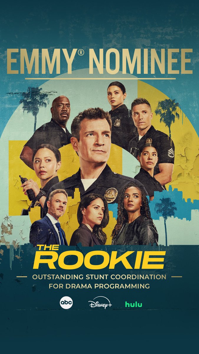 Congratulations to #TheRookie and David Scott Rowden Sr. on the #Emmy Nomination for Outstanding Stunt Coordination For Drama Programming! #EmmyNoms #Emmys