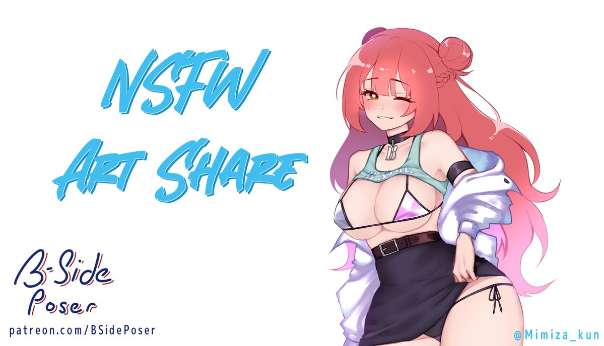 bsideposer's tweet image. It’s Tuesday, it's #ArtShare time, so we want to see your NSFW art and share it with the community. Join our art share with your best pieces, WIPs or sketches.
❤️ Show your NSFW art!
❤️ Get inspired for future work!
❤️ Tag your moots!(optional)