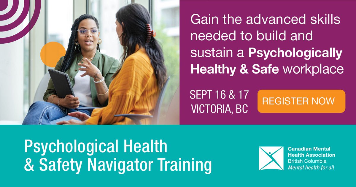 🧠💡 Get inspired and learn strategies to nurture healthy #WorkplaceCulture in this immersive 21-hour training program. You’ll gain practical expertise to advance psychological health and safety, win buy-in from leadership + more. Register: buff.ly/Lm5PVQg