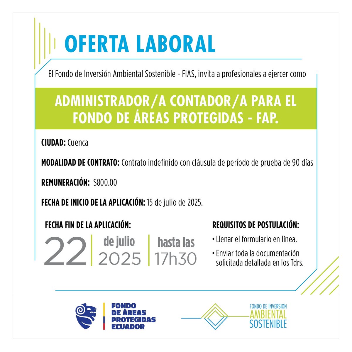 Fondo de Inversión Ambiental Sostenible - FIAS tweet media