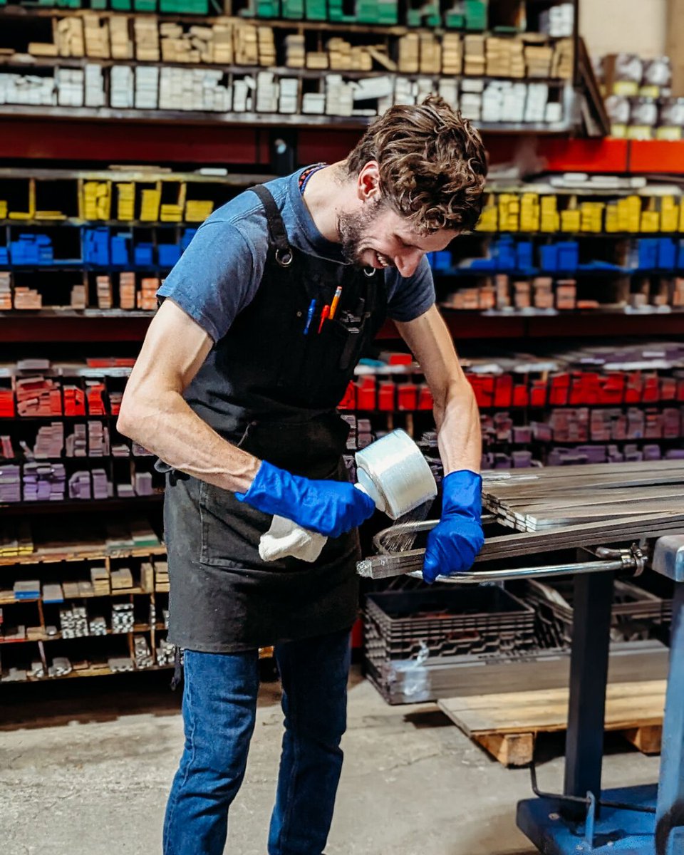 NJ_Steel_Baron's tweet photo. Two for Tuesday - Zach and Dan getting it done in the warehouse! https://t.co/DZK8xdC045