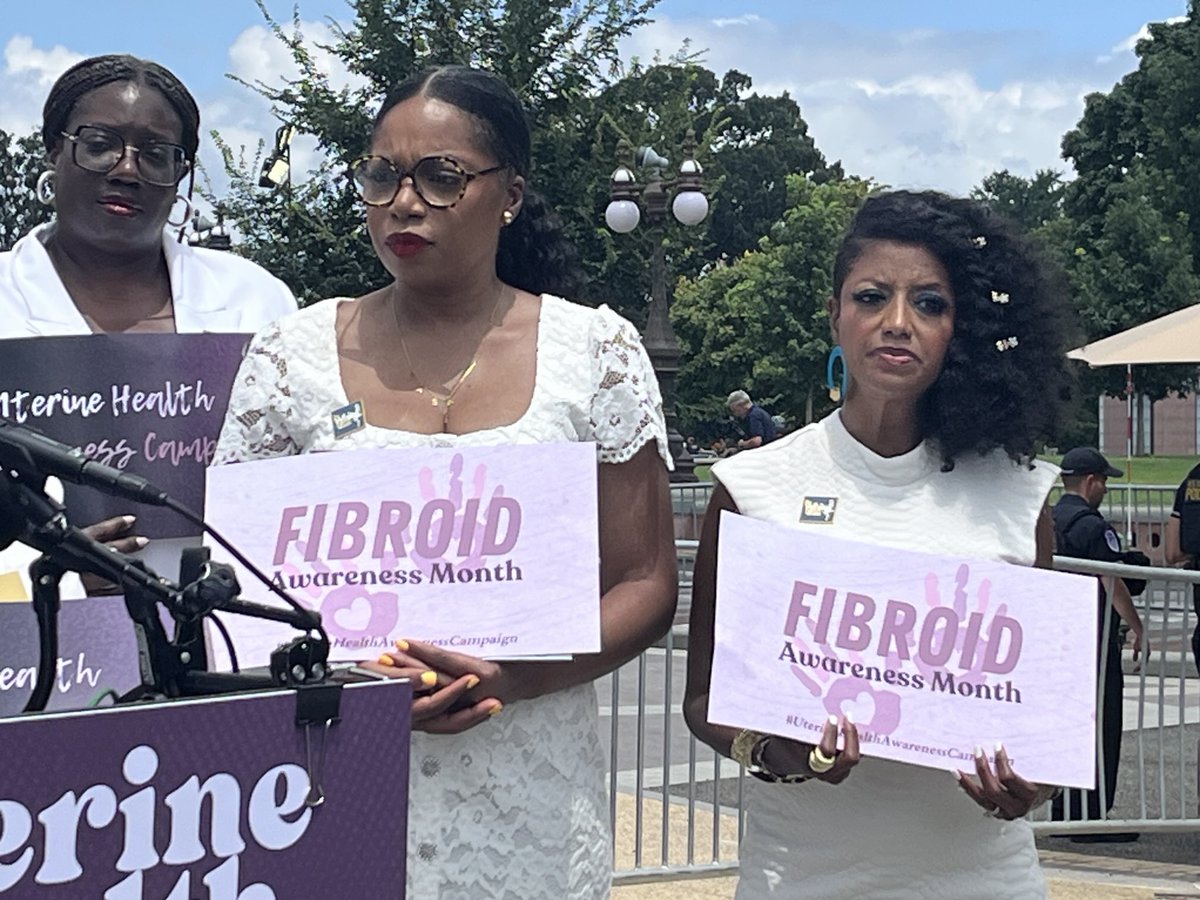 dberrygannett's tweet image. . @TheBlackCaucus and advocates urged Congress to support legislationto fund fibroid research. “We’re building momentum,” said Rep. Yvette Clarke, chair of the Congressional Black Caucus. “We’re not giving up on the mission” @FibroidFoun, @WeCan_WearWhite