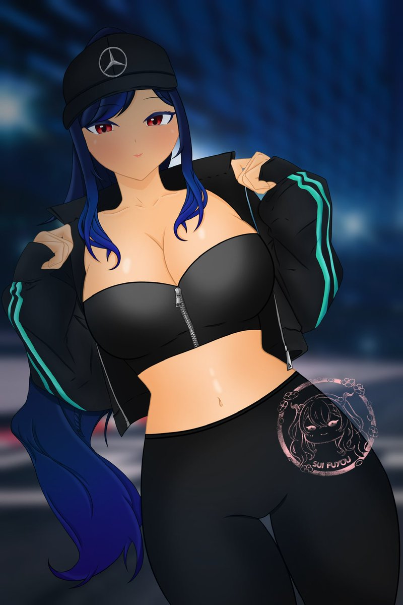 I'm not really a F1 or racing fan 😅
But I keep on getting cute outfits for F1 on TikTok 🏁

🖌:<a href="/Sui_Fuyou/">🐉Fuyou {Commissions open }</a>