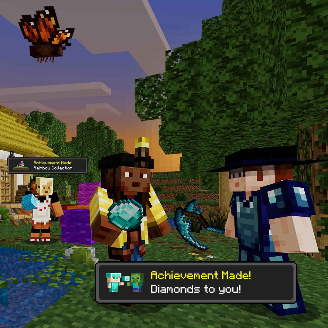 MinecraftMarket's tweet image. You can now earn achievements in Minecraft: Bedrock Edition worlds with add-ons installed!
Customize your game based on your unique needs and get recognition for reaching landmark moments in your journey.
🏆 Learn more: msft.it/6012s6Hsk