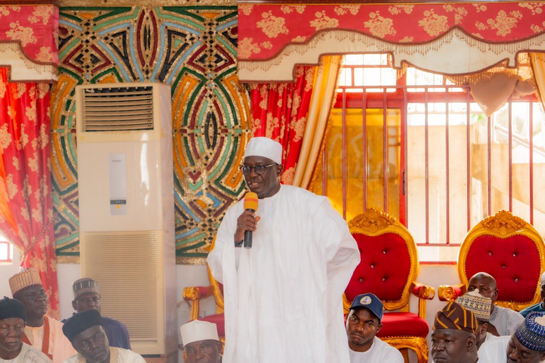 Our hearts are with Alh. Mamud Umar Bwala, the Sangarin Shabu, as the NCFRMI Honourable Commissioner visited to offer prayers and sympathies over the loss of his dear son. 

We pray that the Lord  grants him mercy and gives the family fortitude to bear this loss.