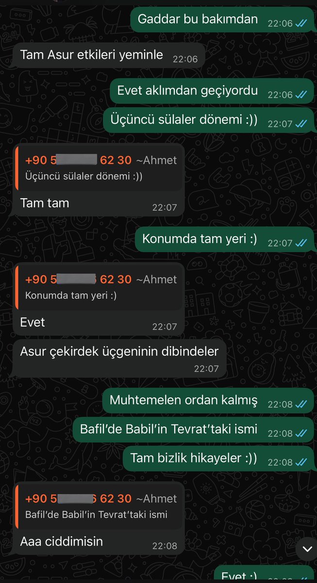 Hocayla günceli konuşurken arkeolojiyi dahil ettik :)