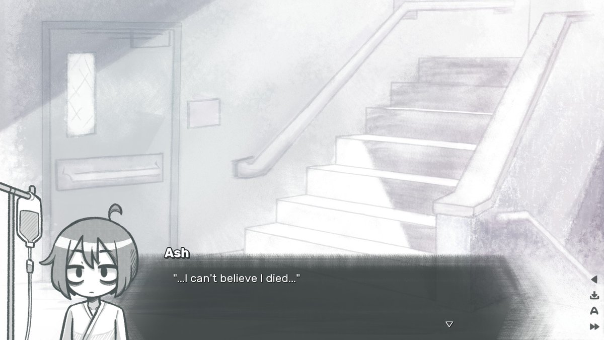 SerenityForge's tweet image. This is Ashleigh, and she’s dead at 22.
Will you be able to make the right choices to help her revive or will she be trapped forever in this mysterious place they call purgatory?
🏥 Play Return to Ash on Steam:
store.steampowered.com/app/3445830/Re…
