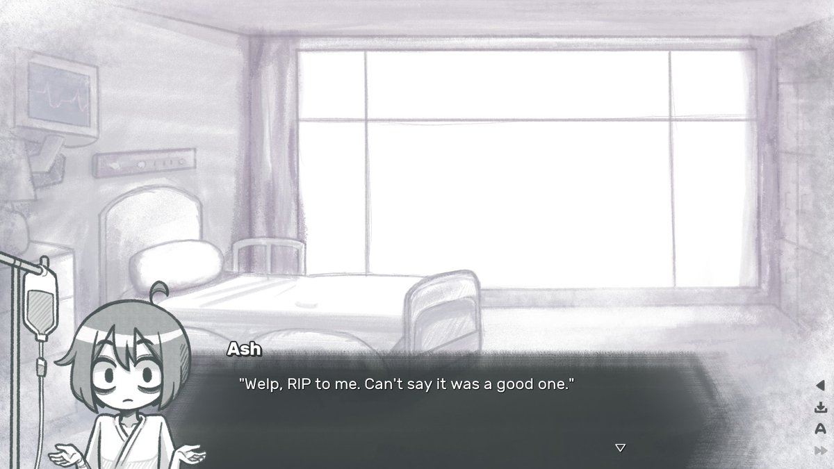 SerenityForge's tweet image. This is Ashleigh, and she’s dead at 22.
Will you be able to make the right choices to help her revive or will she be trapped forever in this mysterious place they call purgatory?
🏥 Play Return to Ash on Steam:
store.steampowered.com/app/3445830/Re…