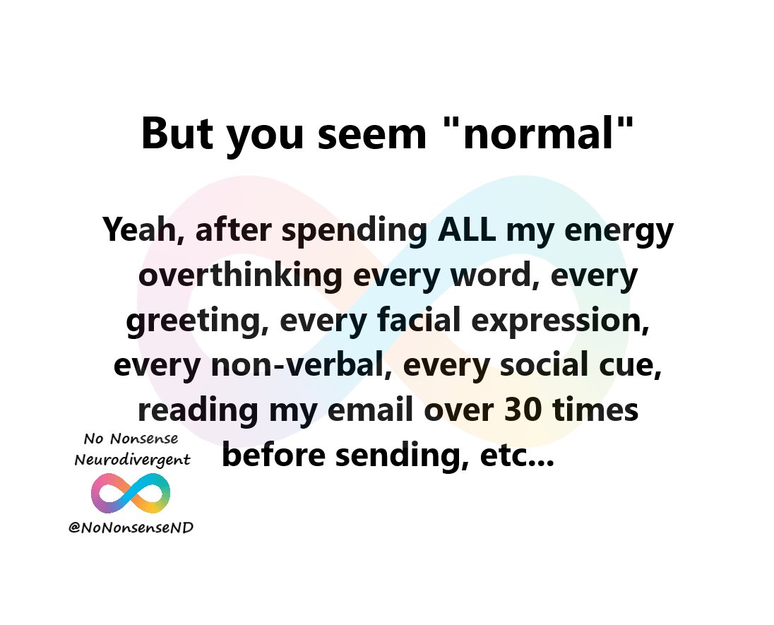 No Nonsense Neurodivergent (@nononsensend) on Twitter photo 