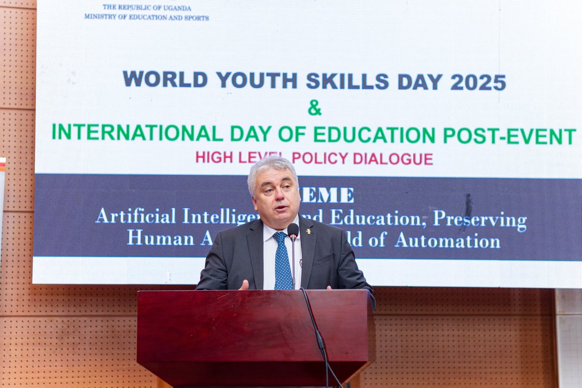 IrlEmbUganda's tweet image. Ambassador Kevin today made remarks at the World Youth Skills Day and International Day of Education post event.@IrlEmbUganda's Vocational Skilling Programme is an effort to address Youth unemployment and social economic empowerment by equipping youth with market-relevant skills.
