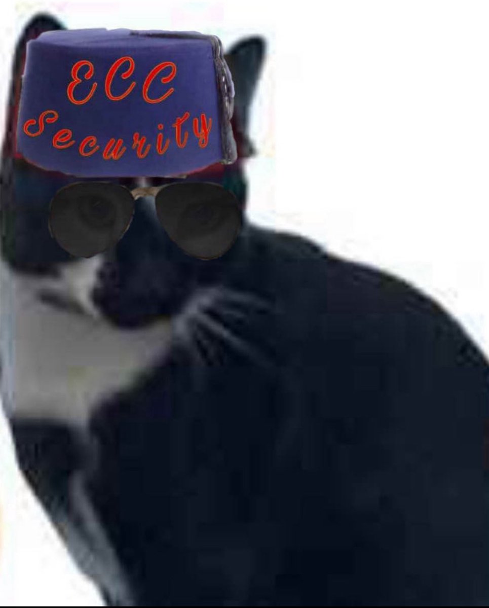 #ECCHappyHour #ECCSecurity 
Harry reporting for duty and heading to Western perimeter. Over