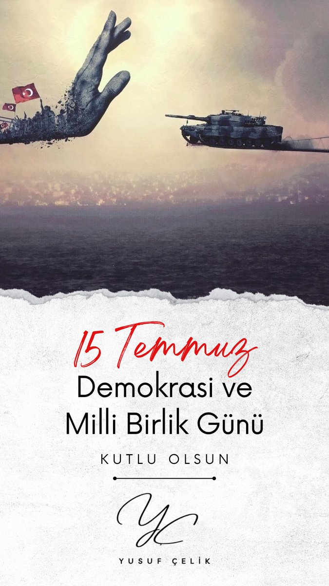 🇹🇷
Toprağında Şehit Kanı,
Yüreğinde İman…

Zaferin Adı Türkiye!

#15Temmuz