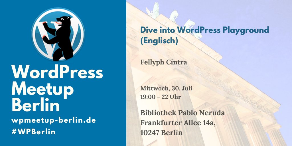 WordPress Berlin tweet media