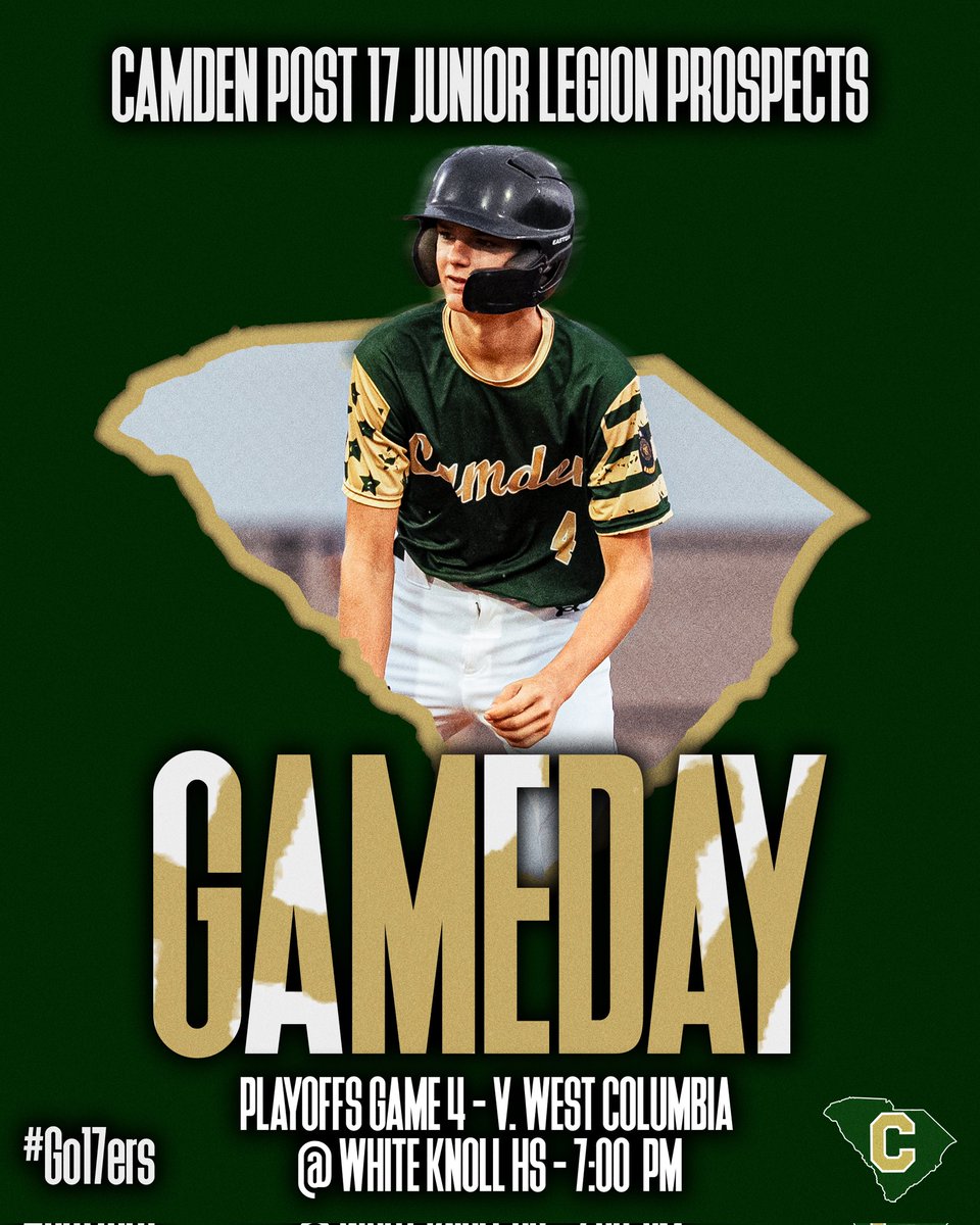 Prospects on the road tonight traveling to White Knoll HS to take on West Columbia post 79 AAA for game 2 of a best of 3 series. #freecleanandhard