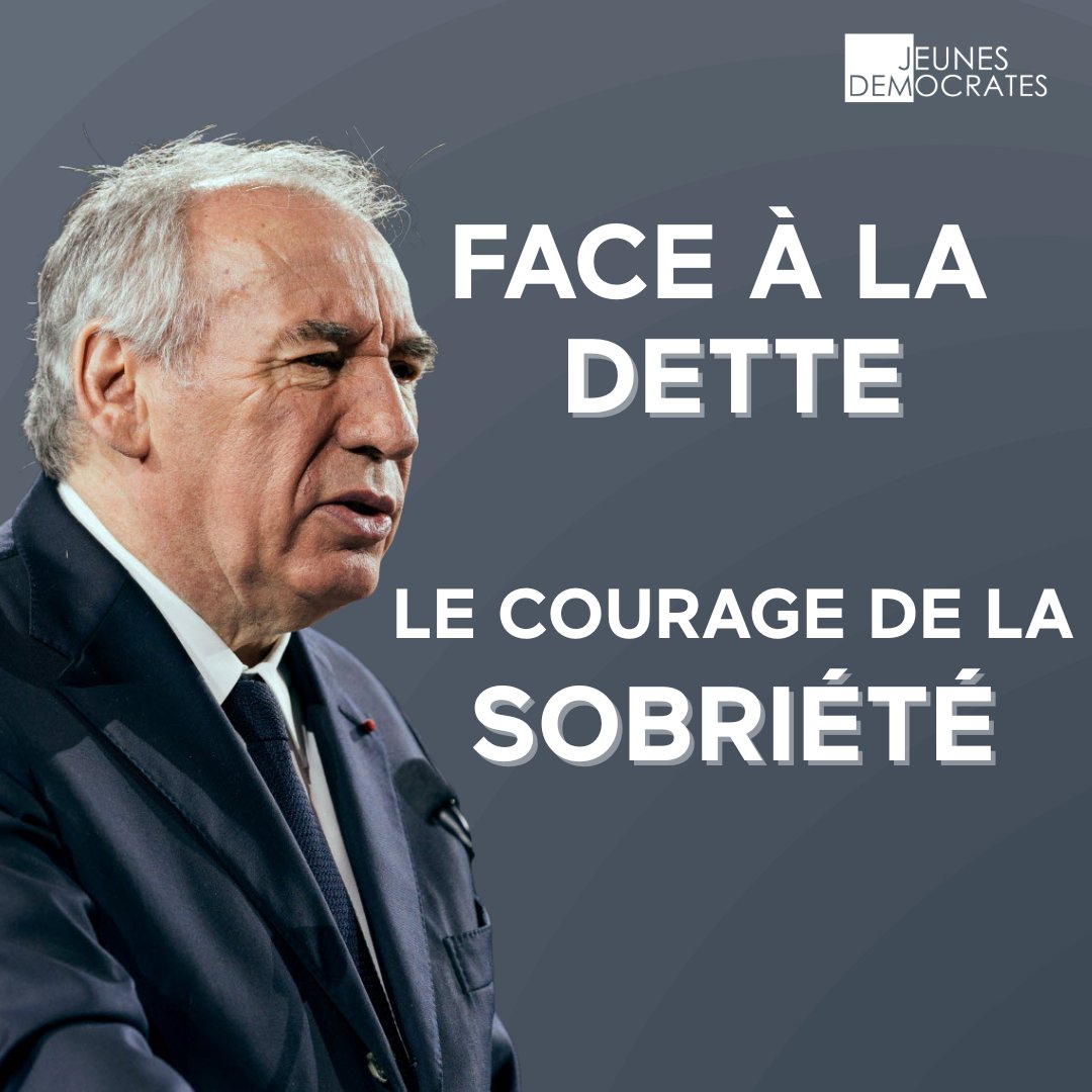 J_Democrates's tweet image. 🟠 Le plan a le mérite d’être clair : chacun devra prendre ses responsabilités pour économiser les 40 milliards nécessaires pour stabiliser le budget de la nation. 

François Bayrou a montré la voie. À nous tous, en responsabilité, d’affiner ce plan. Nous serons au rendez-vous