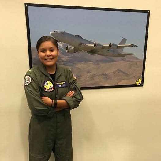 YO!! A huge shoutout to Samantha Billy, the granddaughter of a World War II Navajo Code Talker getting her wings #FlyNavy