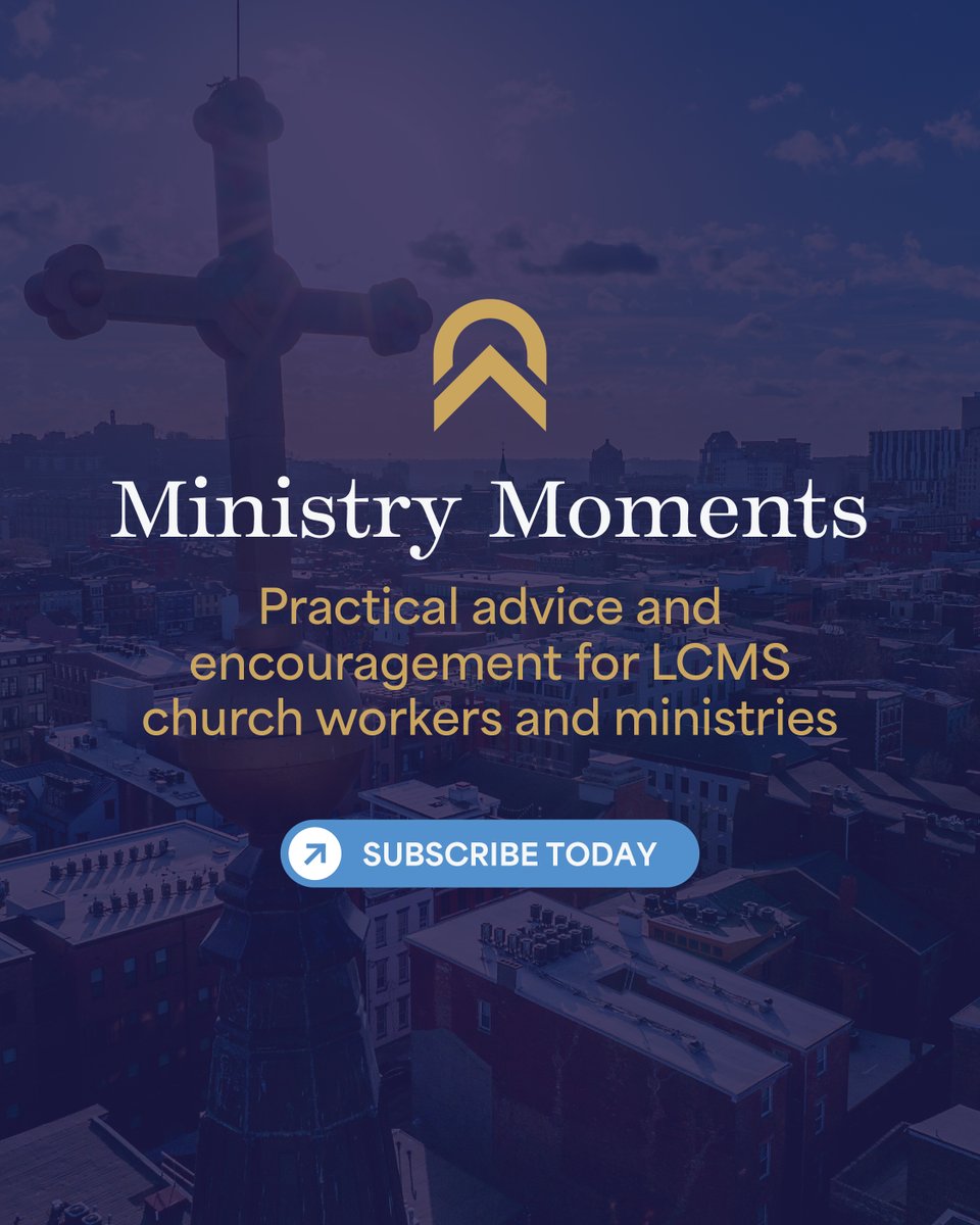LCEF_'s tweet image. LCEF's team understands the challenges you face in ministry. We are here to guide you, offering advice and encouragement grounded in our shared LCMS values.
Subscribe to receive Ministry Moments directly to your inbox.
Link: lcef.org/ministry-momen…