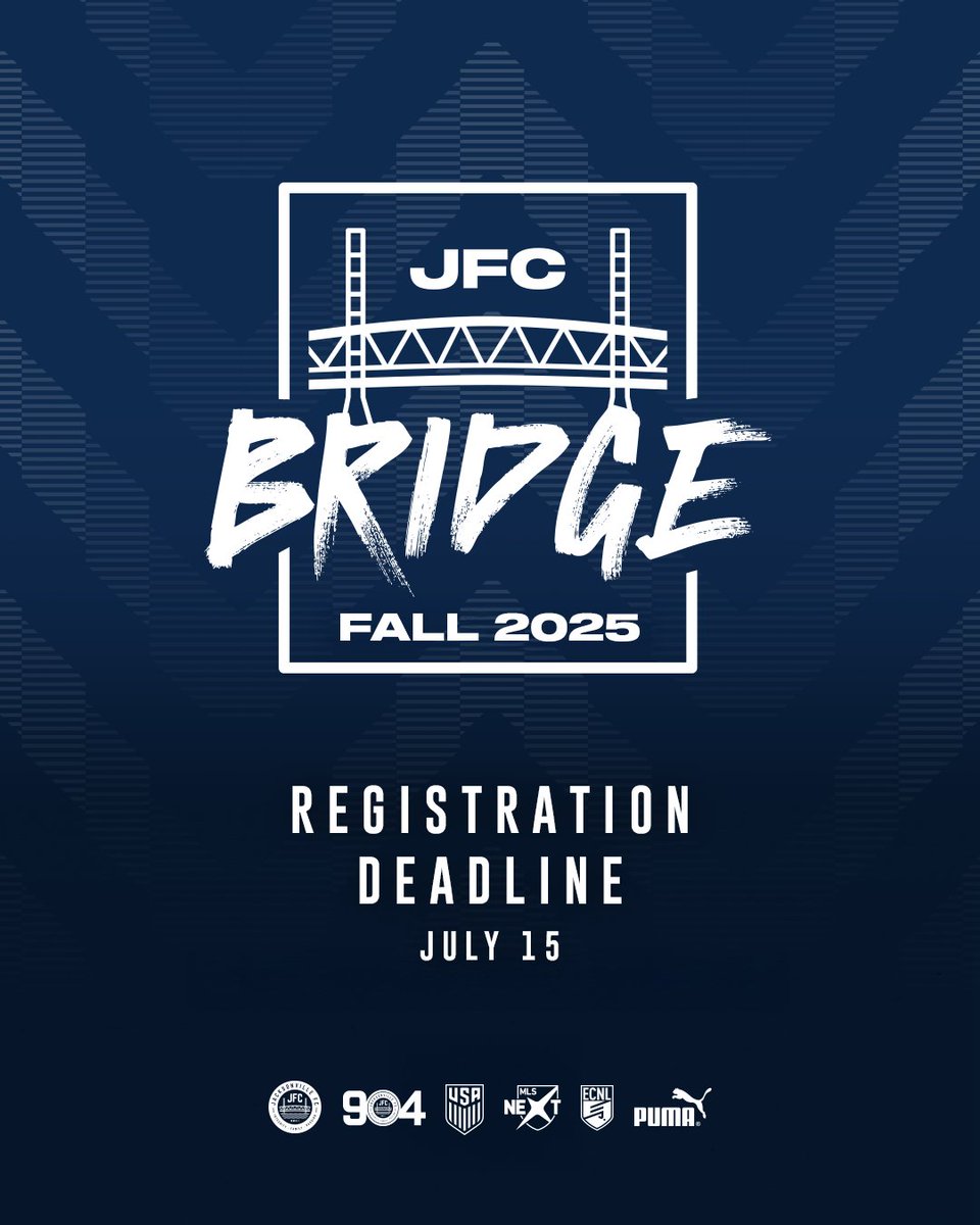 jacksonville_fc's tweet image. Last Day to Register for our JFC Bridge Program!
If Rec isn’t enough and Competitive feels like too much, the JFC Bridge Program is the perfect next step. Two weekly practices, local games, professional oversight, and a structured pathway for players born 2014–2018.
Today is…
