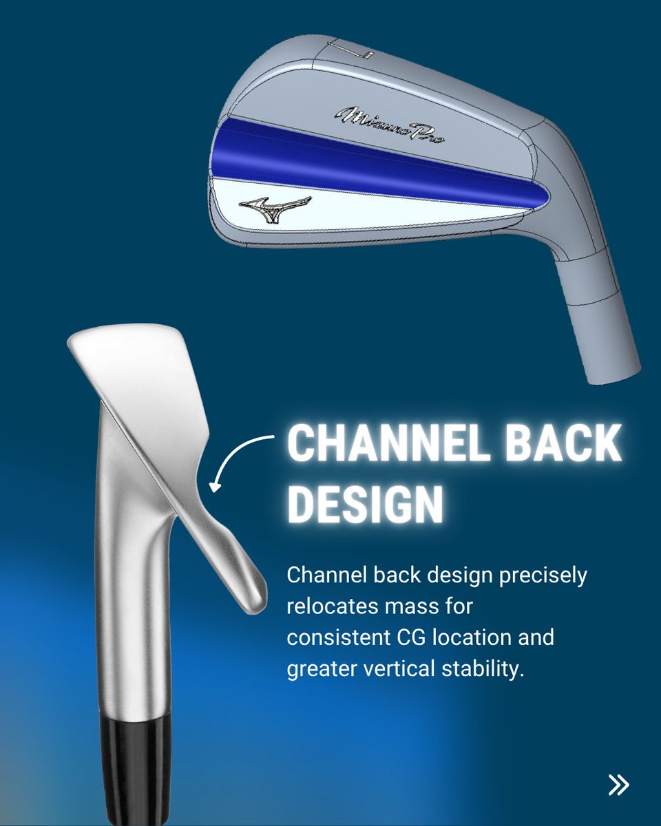 clubchampmedia's tweet image. The new @MizunoGolfNA Pro S-1 irons are forged for the elite ball-striker. A classic blade looks with refined shaping, a thinner top line, and that unmistakable Mizuno feel.
Minimalist. Precise. Unapologetically tour. What do you think of the new S-1s?
Book your fitting here:…