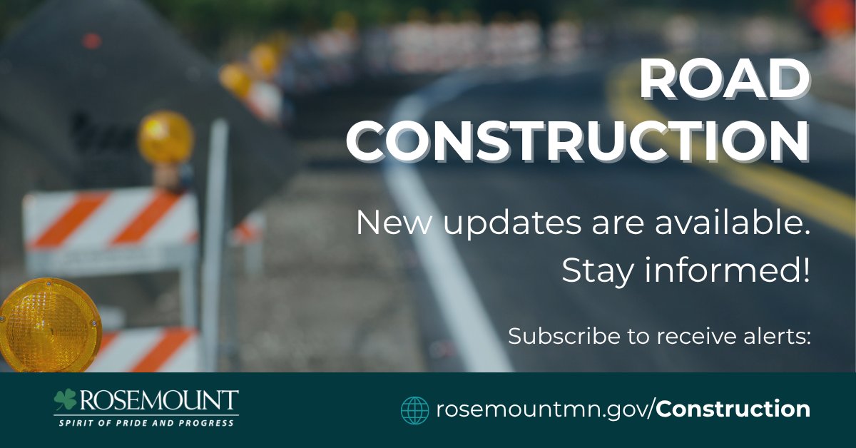 New updates have been made on our Construction page. Stay in the loop by signing up to receive alerts through Notify Me. ow.ly/9CtM50Wq87V