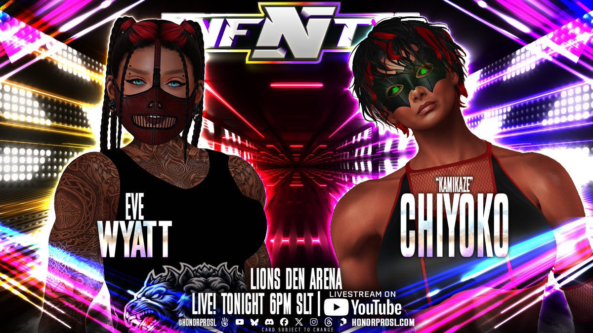 Infinity  begins tonight at 6PM SLT Catch the chaos streaming live on multiple sources! 

Stream: youtube.com/channel/UCyRgB… &lt;br&gt;
Kick: kick.com/serelliacitysl 
Facebook:facebook.com/HonorProSL/liv… 
Picarto: picarto.tv/SerelliaCity 

SLURL: maps.secondlife.com/secondlife/Ser…