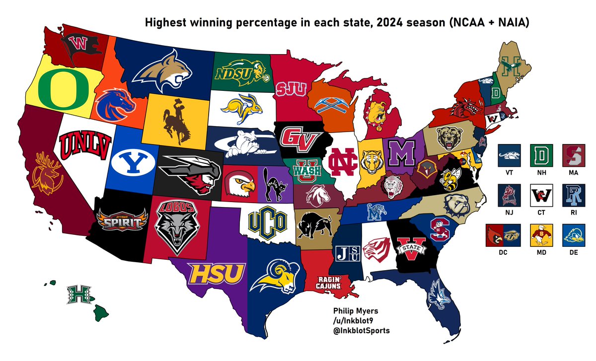 It was brought to my attention a while back that Evangel had the same record as WashU; I've finally gotten around to correcting the map.